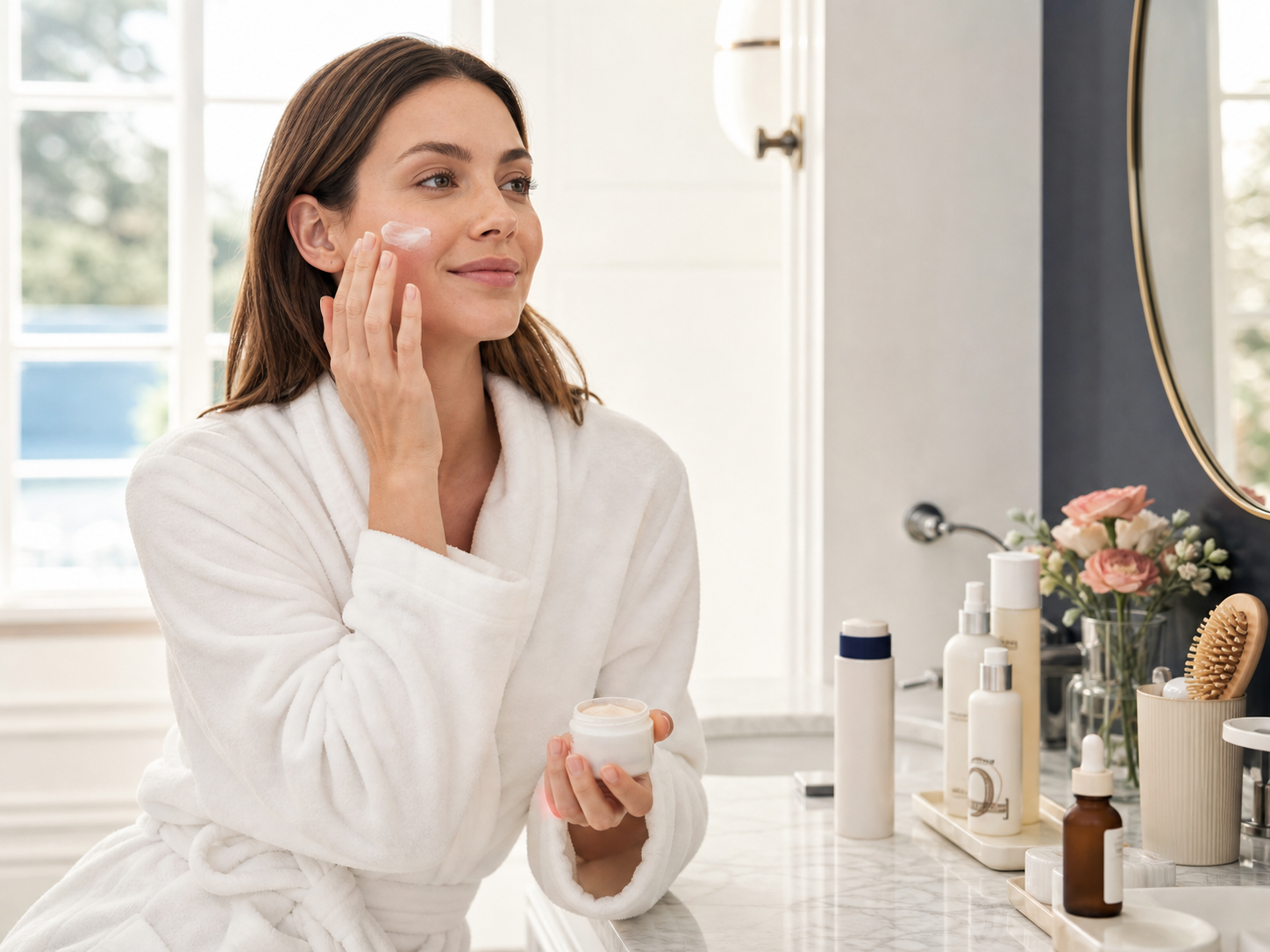 Routine de soins du visage et du corps