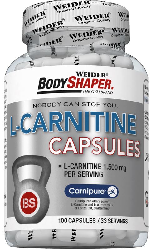 Weider L-Carnitine Capsules – 100 caps