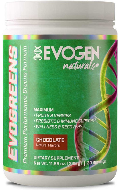 Evogen Evogreens Naturals – Chocolate – 336g