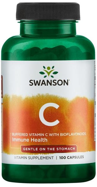 Swanson Buffered Vitamine C with Bioflavonoids - 100 capsules – Complexe Vitaminé