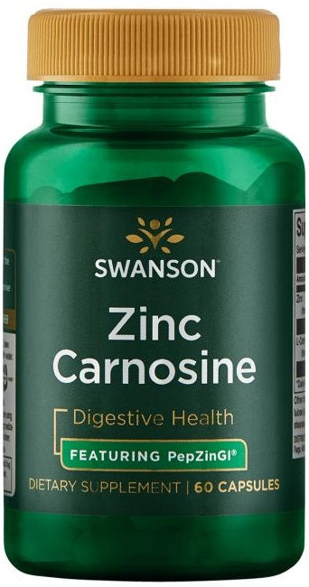 Swanson Zinc Carnosine - 60 capsules – Complément Alimentaire au Zinc