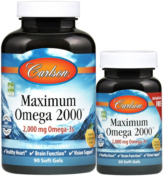 Maximum Omega 2000 - 90 + 30 softgels