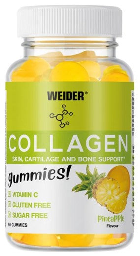 Weider Collagen – Pineapple Flavour – 50 gummies