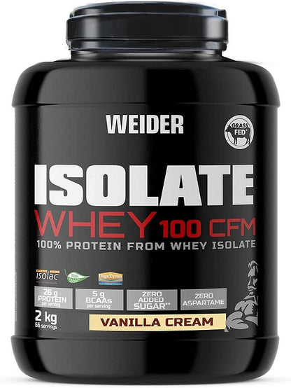 Weider Isolate Whey 100 CFM – Vanilla Cream – 2000g