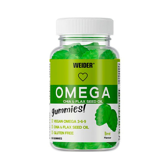 Weider Omega Gummies – Lime – 50 gummies