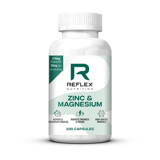 Reflex Nutrition Zinc &amp; Magnésium - 100 capsules – Complément Alimentaire au Zinc