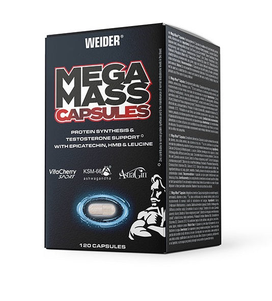 Weider Mega Mass Capsules – 120 caps