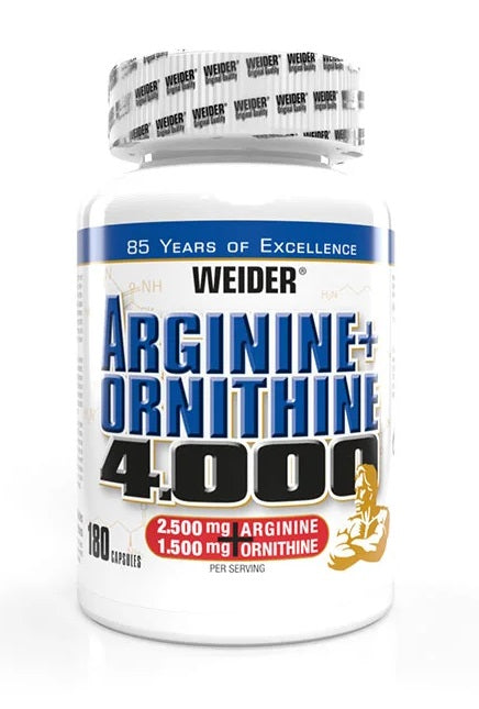 Weider Arginine + Ornithine 4000 – 180 caps