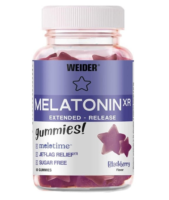 Weider Melatonin XR – Blackberry – 60 gummies