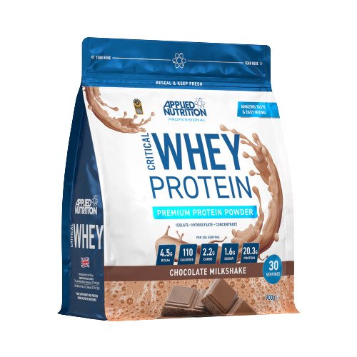 Applied Nutrition Critical Whey, Chocolate Milkshake (EAN 5056555203132) - 900g – Nutrition Sportive Protéinée