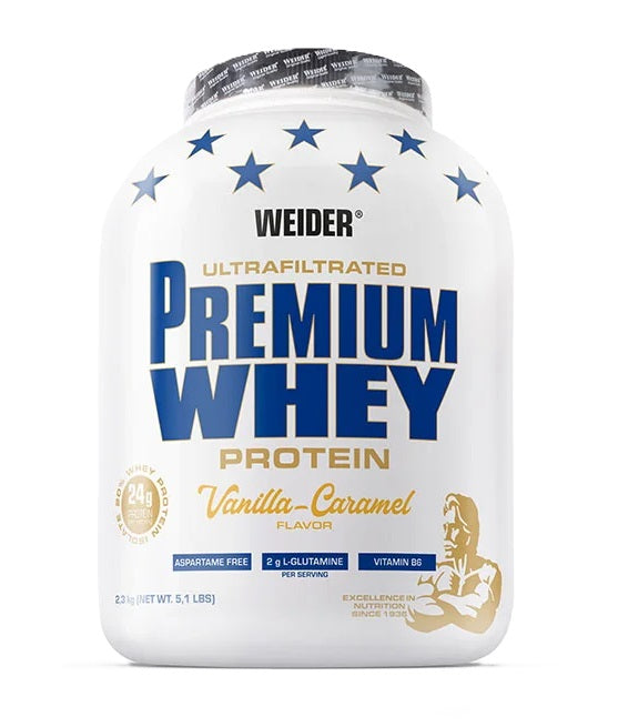 Weider Premium Whey – Vanilla Caramel – 2300g