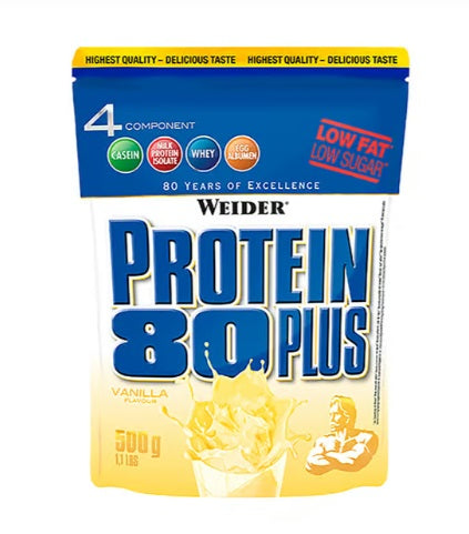 Weider Protein 80 Plus – Vanilla – 500g