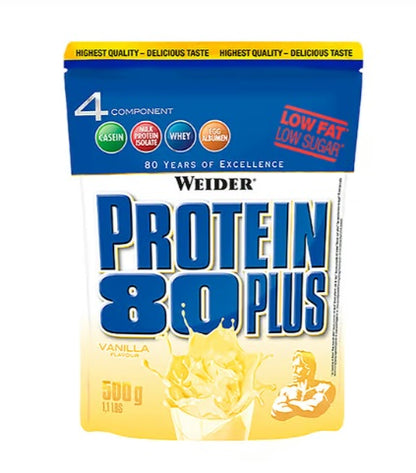 Weider Protein 80 Plus – Vanilla – 500g