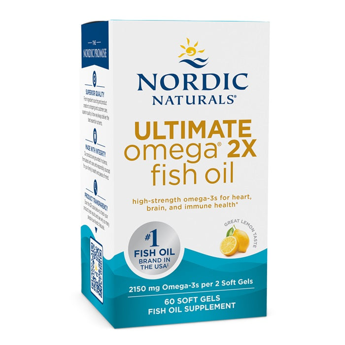 Nordic Naturals Ultimate Oméga 2X, 2150mg Lemon (EAN 768990891168) - 60 capsules molles – Complément Oméga 3