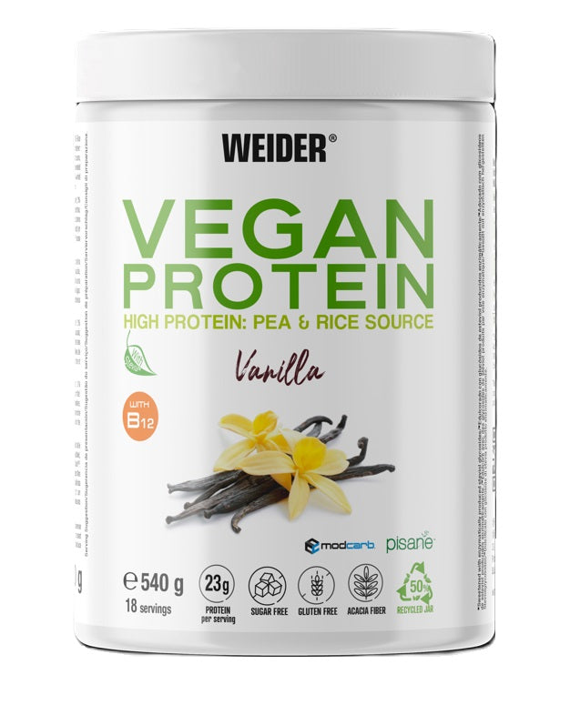 Weider Vegan Protein – Vanilla – 540g