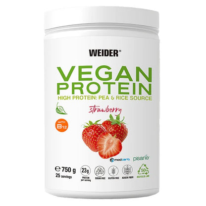 Weider Vegan Protein – Strawberry – 750g