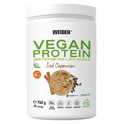 Weider Vegan Protein – Iced Cappuccino – 750g