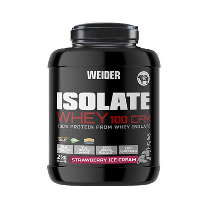 Weider Isolate Whey 100 CFM – Strawberry Ice Cream – 2000g