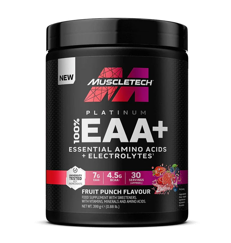 MuscleTech Platinum 100% EAA+ – Fruit Punch – 399g