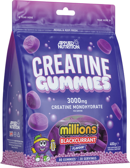 Créatine en Gummies Cassis Applied Nutrition