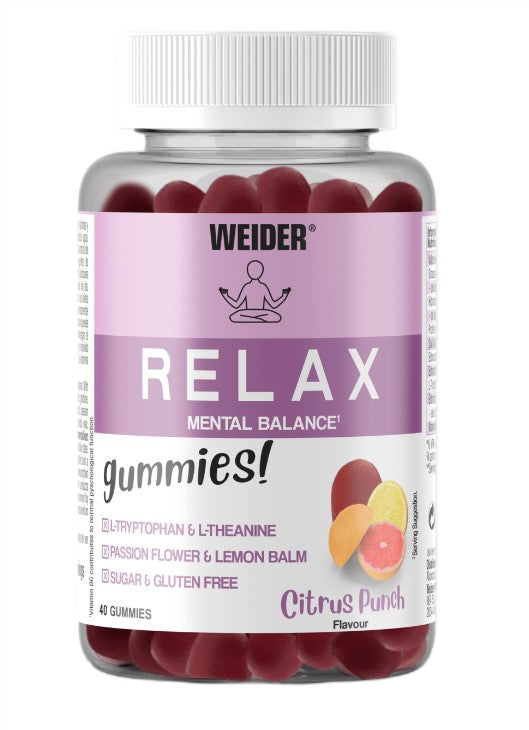 Weider Relax – Citrus Punch – 40 gummies
