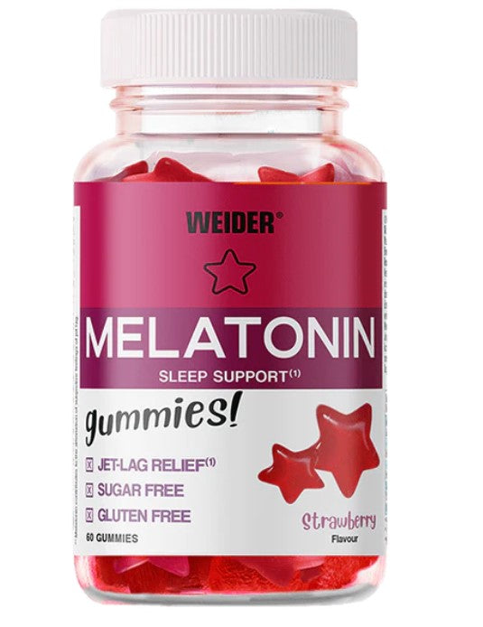 Weider Melatonin – Strawberry – 60 gummies