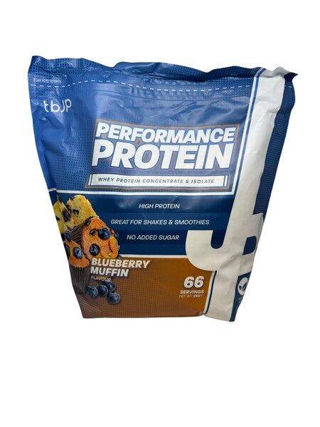 Trained by JP Performance protéine, Blueberry Muffin (EAN 659048417440) - 2000g – Nutrition Sportive Protéinée