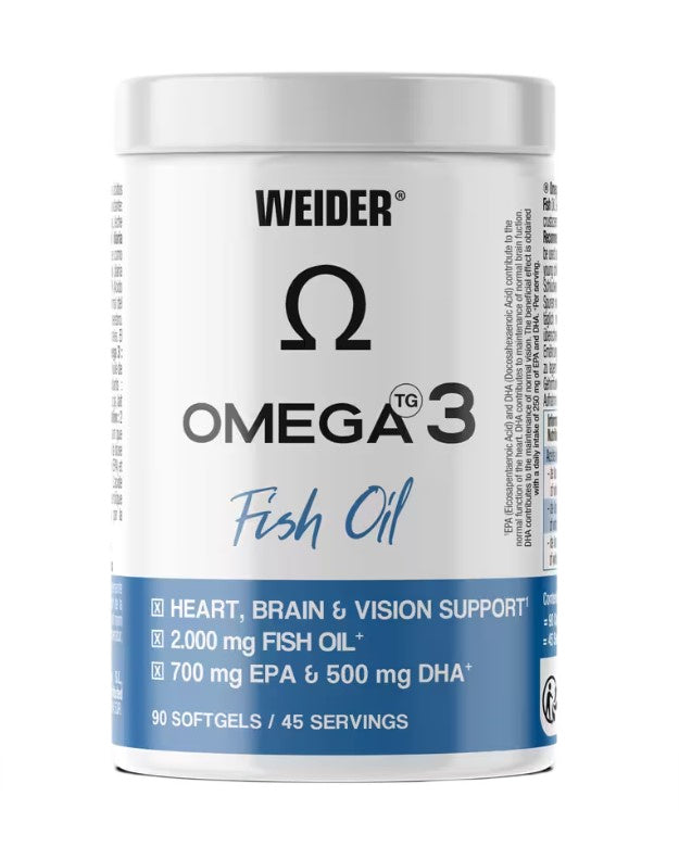 Weider Omega 3 Fish Oil, 2000mg – 2000mg – 90 softgels