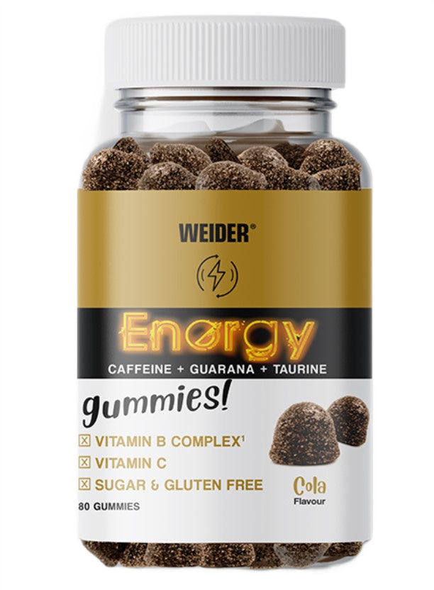 Weider Energy Gummies – Cola – 80 gummies