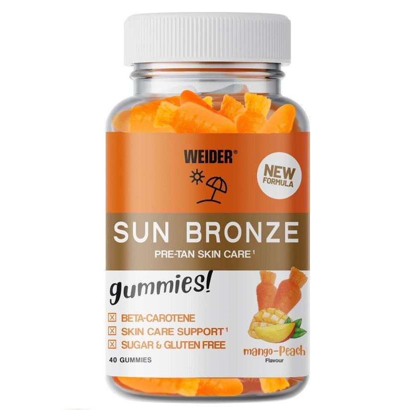 Weider Sun Bronze Gummies – Mango Peach – 40 gummies