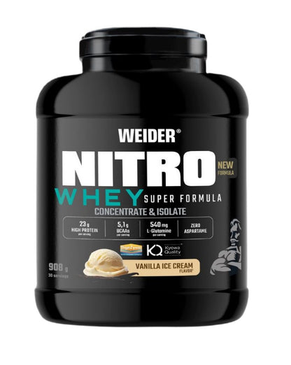 Weider Nitro Whey Super Formula – Vanilla Ice Cream – 908g