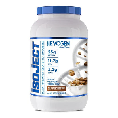 Evogen IsoJect – Mini Crips Cookies – 850g