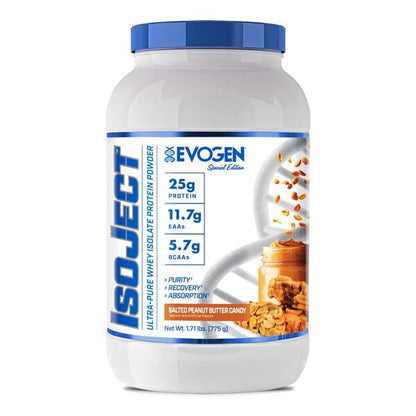 Evogen IsoJect – Salted Peanut Butter Candy – 775g
