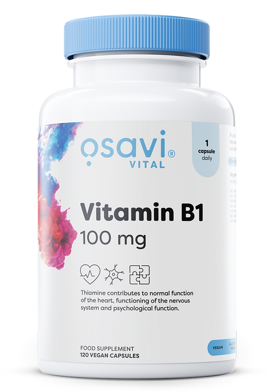 Vitamin B1, 100mg - 120 vegan caps
