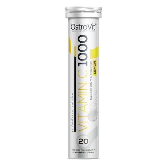 OstroVit Vitamine C 1000, Lemon - 20 effervescent comprimés – Complexe Vitaminé
