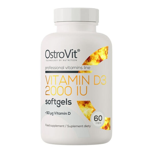 OstroVit Vitamine D3 2000 IU - 60 capsules – Complexe Vitaminé