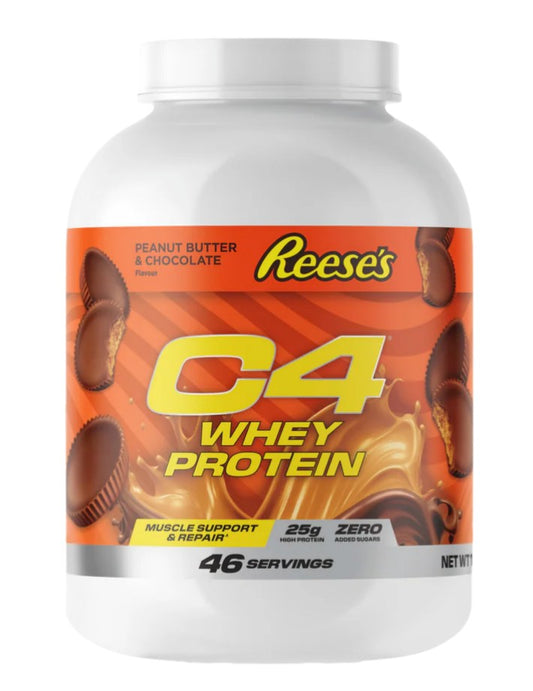 C4 Whey Protein, Peanut Butter & Chocolate Reese's - 1700g