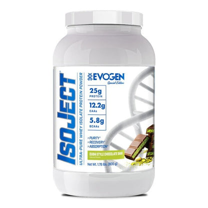 Evogen IsoJect – Dubai Style Chocolate Bar – 800g