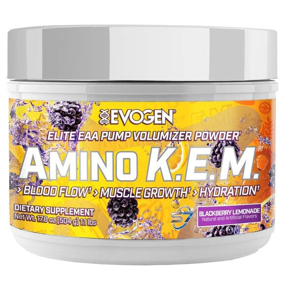 Evogen Amino K.E.M. EAA – Blackberry Lemonade – 504g