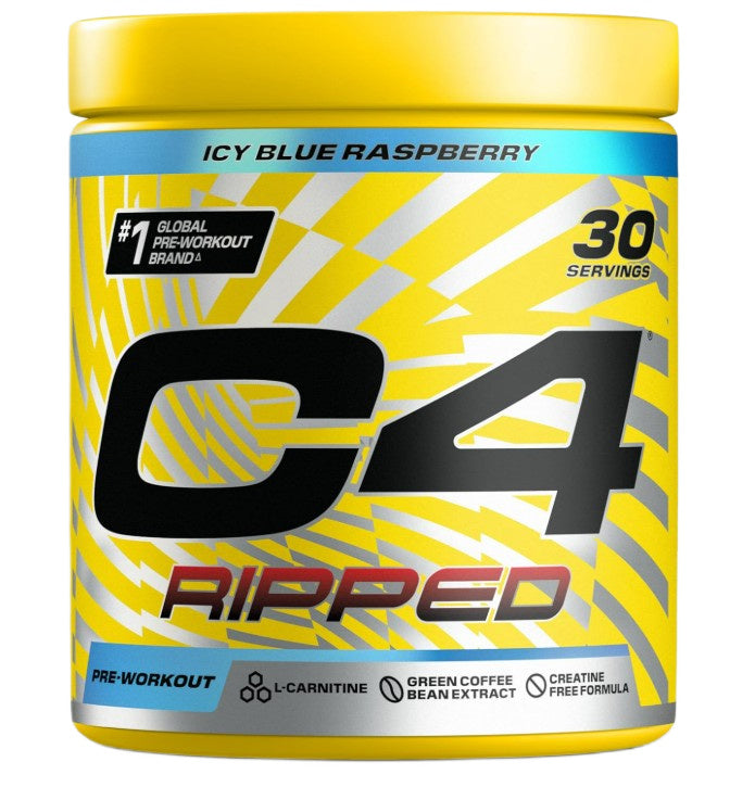 Cellucor C4 Ripped – Icy Blue Raspberry – 189g
