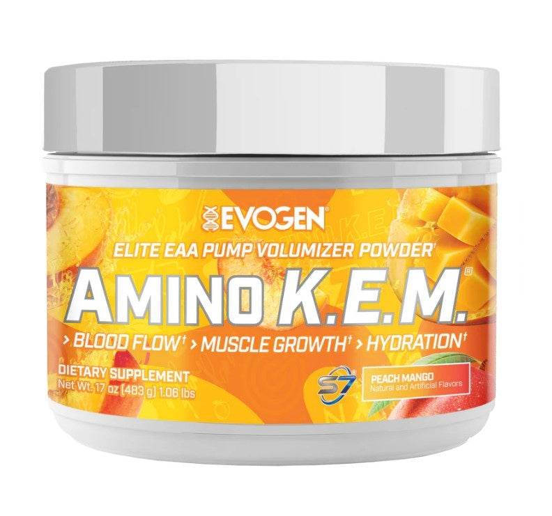 Evogen Amino K.E.M. EAA – Peach Mango – 483g