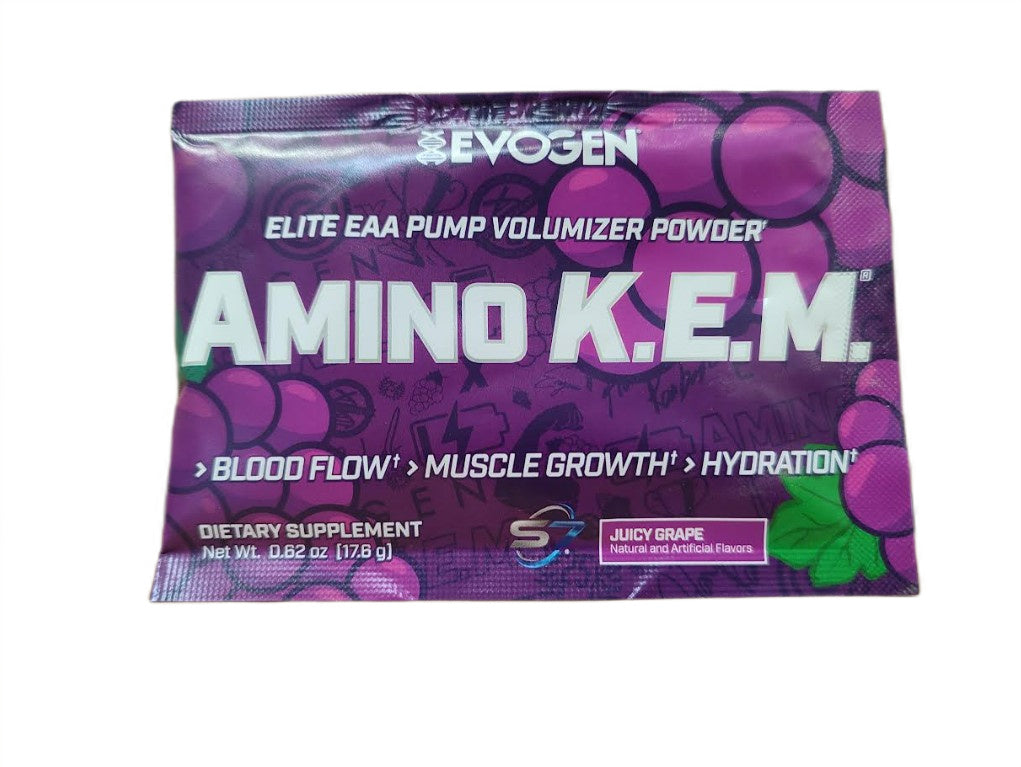 Evogen Amino K.E.M. EAA – Juicy Grape – 17.6g (1 serving)