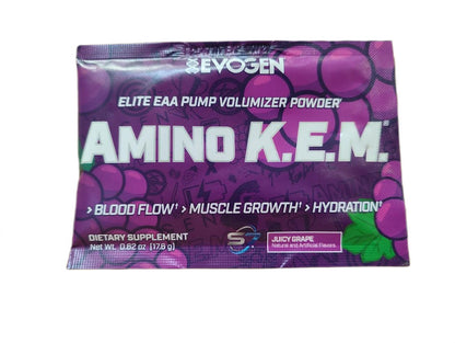 Evogen Amino K.E.M. EAA – Juicy Grape – 17.6g (1 serving)