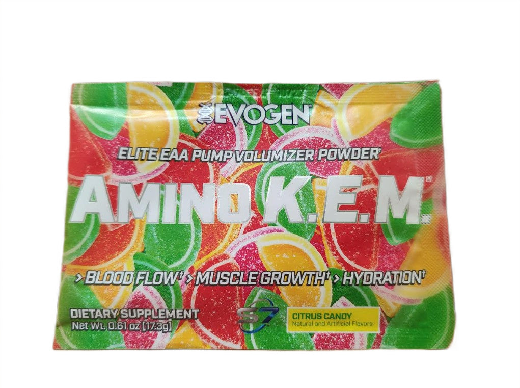 Evogen Amino K.E.M. EAA – Citrus Candy – 17.3g (1 serving)