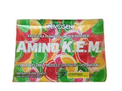 Evogen Amino K.E.M. EAA – Citrus Candy – 17.3g (1 serving)