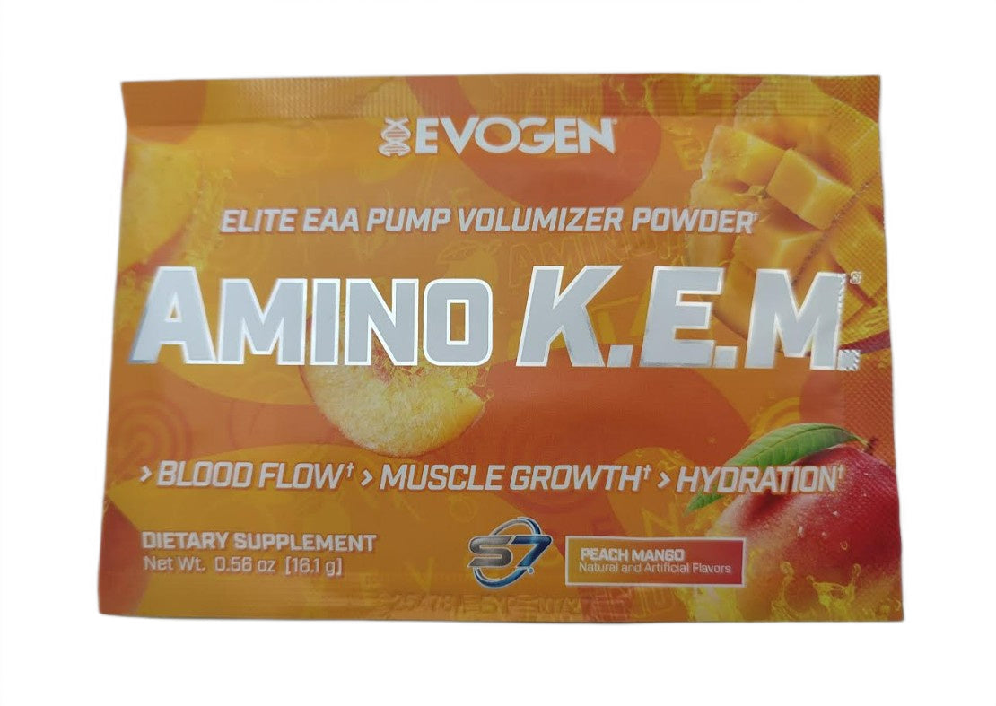Evogen Amino K.E.M. EAA – Peach Mango – 16.1g (1 serving)