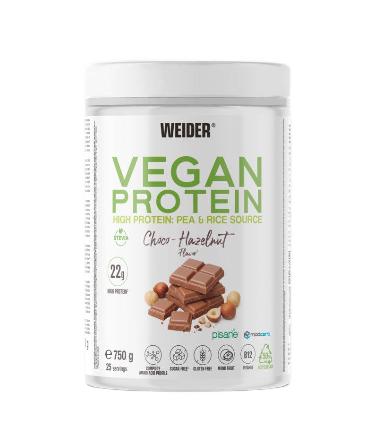 Weider Vegan Protein – Choco-Hazelnut – 750g