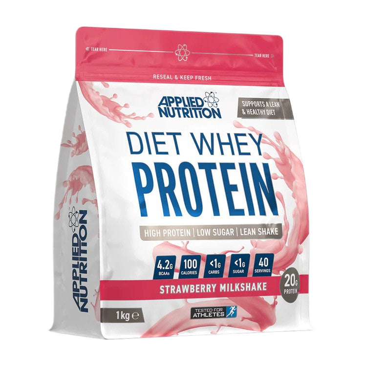Diet Whey, Strawberry Milkshake (EAN 634158938238) - 1000g