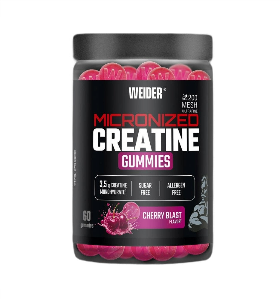 Weider Micronized Creatine Gummies, Cherry Blast – Cherry Blast (EAN 8414192349748) – 60 gummies