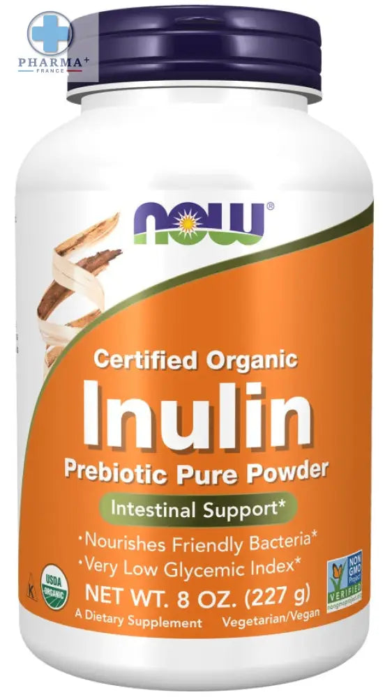 Inulin Prebiotic Pure Poudre 227g – NOW Foods